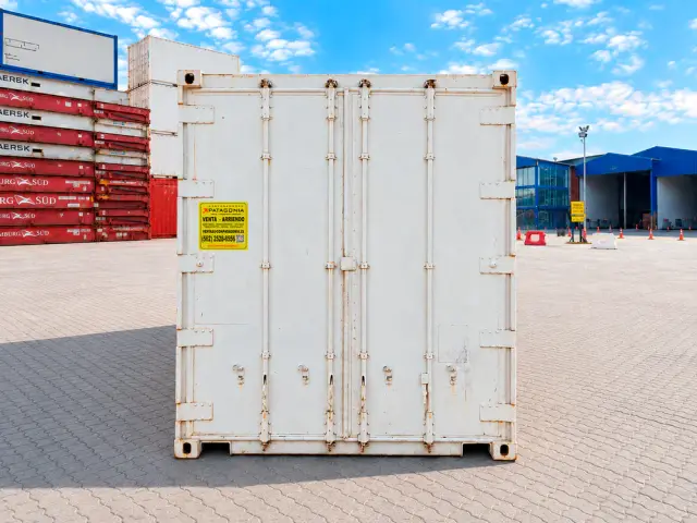 Testero de puertas del container refrigerado de 40 pies High Cube, cerradas
